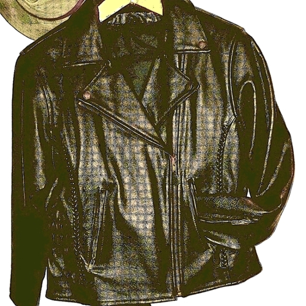 Woman's "safety 1st" motorcycle jkt. Edited pics